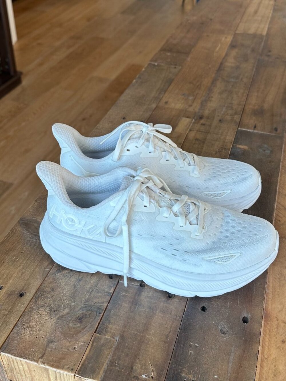 HOKA Women's Clifton 9 Running Shoes - gently used w/o box